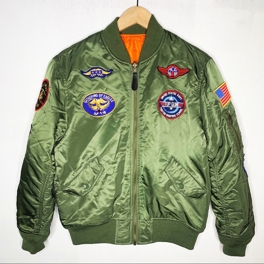 ALPHA INDUSTRIES MA-1 Classic Bomber Flight Jacket - Picture 4 of 16